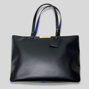 LONGCHAMP Le Foulonne City Tote Black/Blue Inside